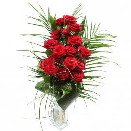 Kytica Náruč plná lásky z červených ruží