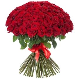 Kráľovská kytica 101 ruží donaska kvetov