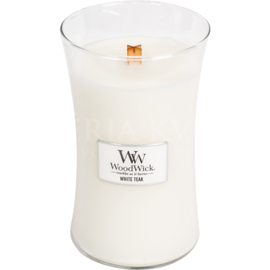 Sviečka Woodwick® veľká White Teak