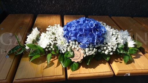 Ikebana na stôl Modrý diamant