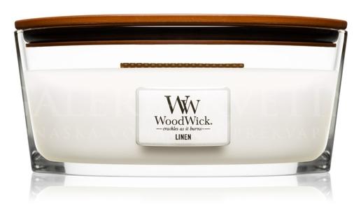 Sviečka Woodwick® loď Linen
