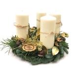 adventný veniec Veselé Vianoce